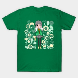 Hipster girl T-Shirt